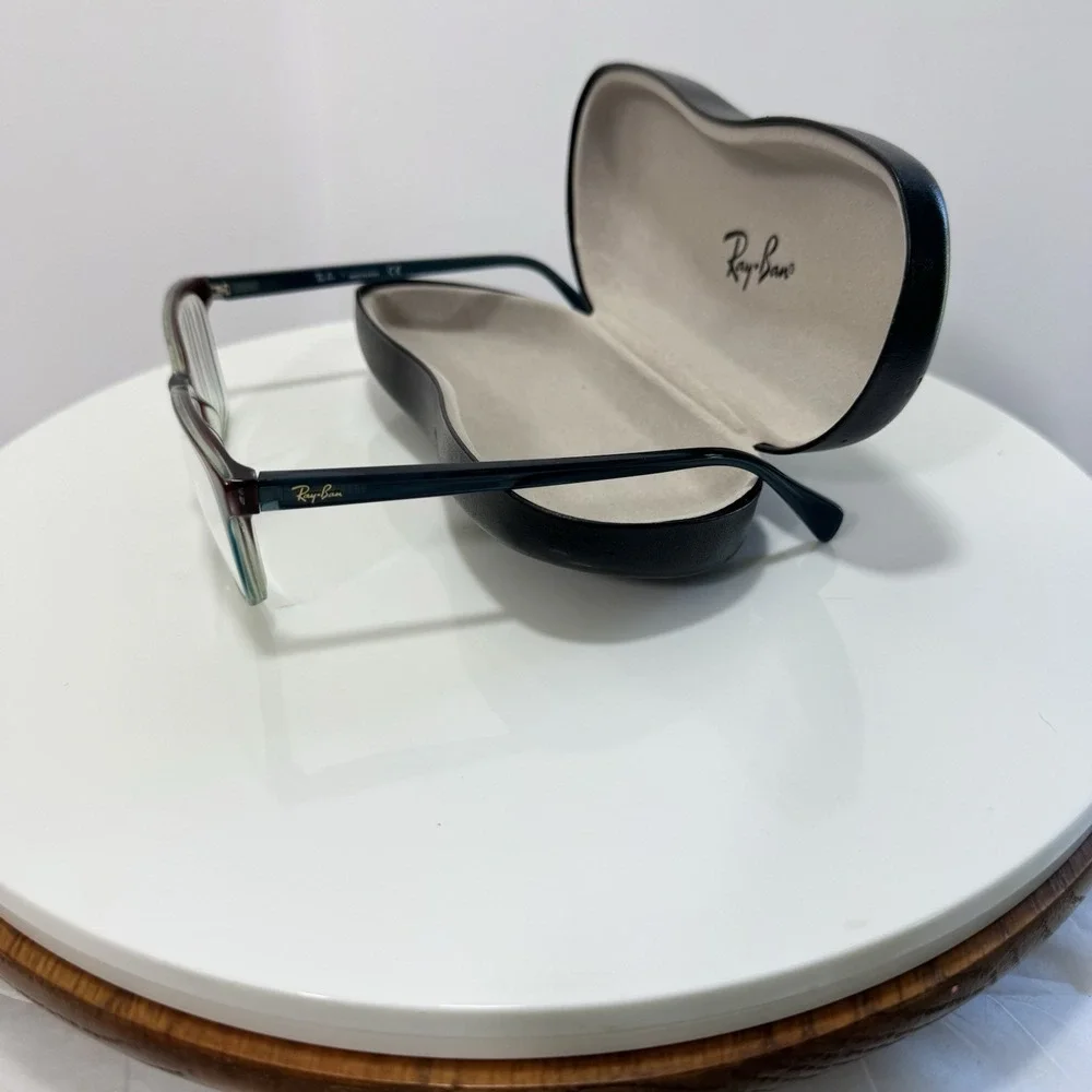 Ray-Ban RB 5362 5834 Blue Pink Gradient Cat Eye Eyeglasses Frames 54-17-140 Case